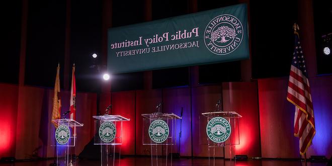 mayoral debate stage