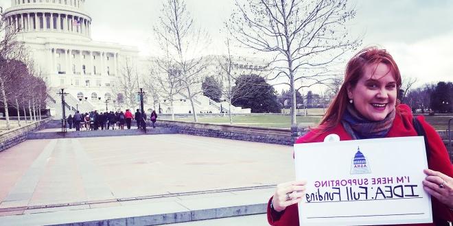 Dr. Robin Edge on Capitol Hill, March 2019.